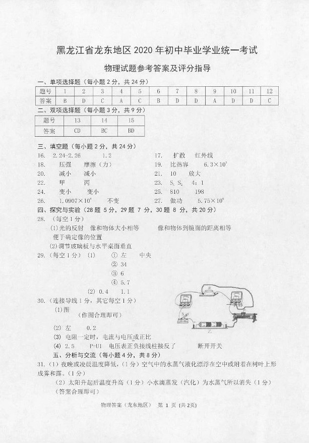 中学生答案大全_初中物理竞赛题目_中学生考试题