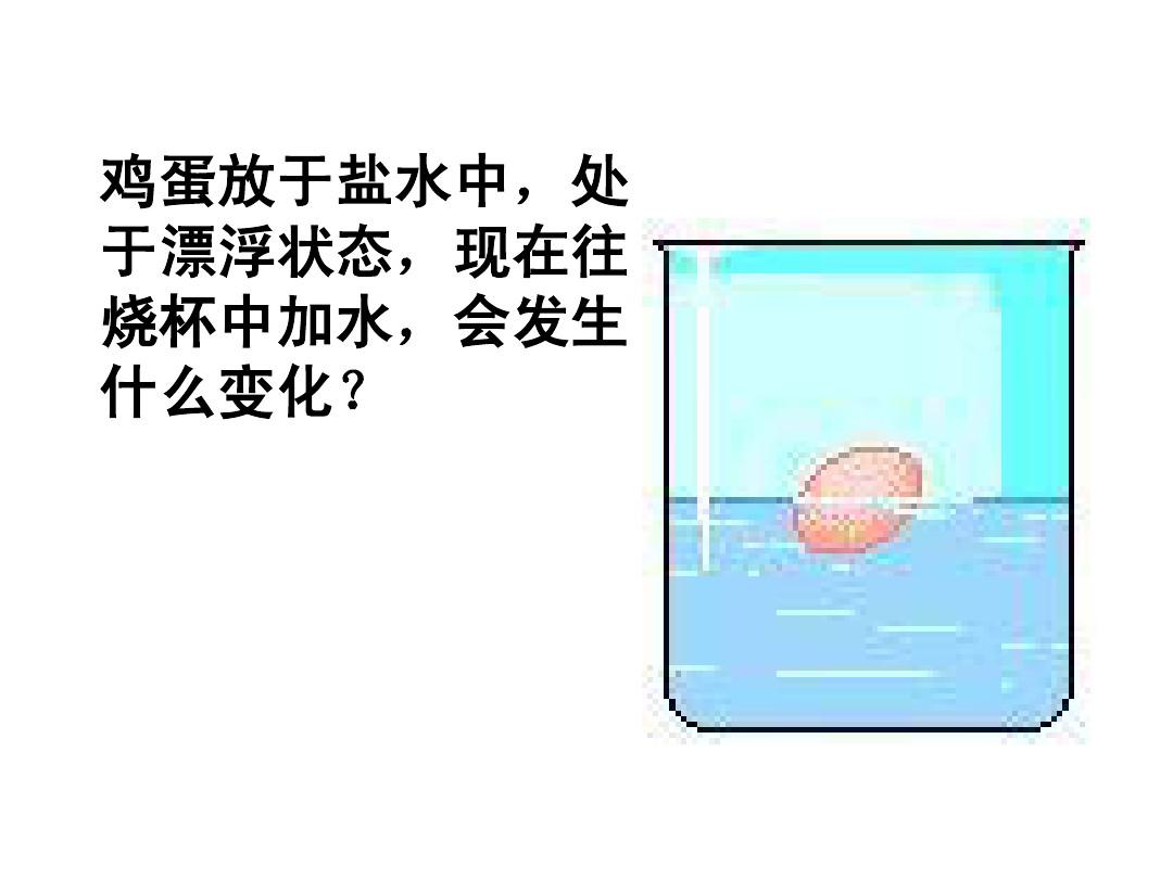 物体浮沉实验条件是什么_物体浮沉实验条件有哪些_物体的浮沉条件实验