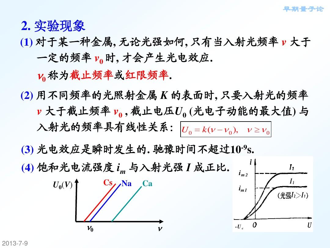 光电效应物理实验_光电效应 物理_光电效应物理意义