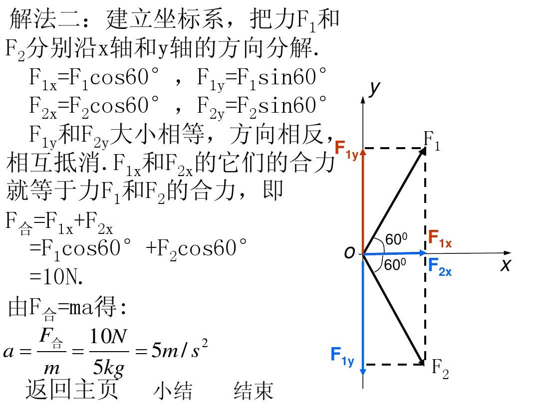 力的正交分解教案_力的正交分解计算量_高一物理正交分解例题