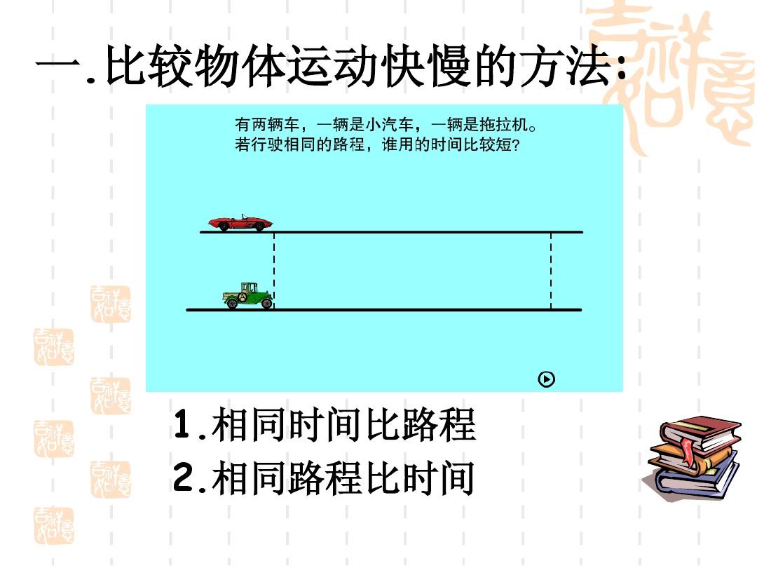 初中物理运动的快慢教材分析_小学科学物体运动的快慢教案_八年级物理运动的快慢教案
