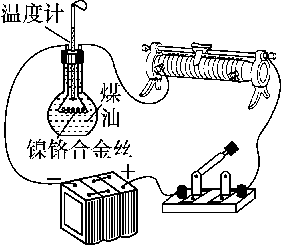 初中物理焦耳定律实验_焦耳定律实验表格_焦耳定律实验实物图