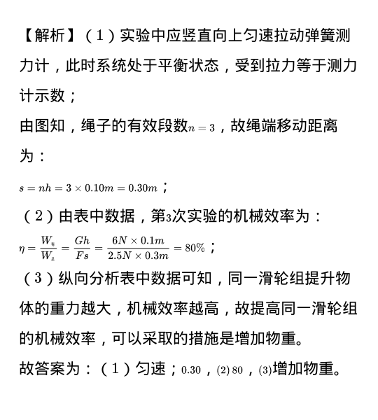 滑轮组机械效率研究实验报告_滑轮组机械效率实验_滑轮组机械效率试讲