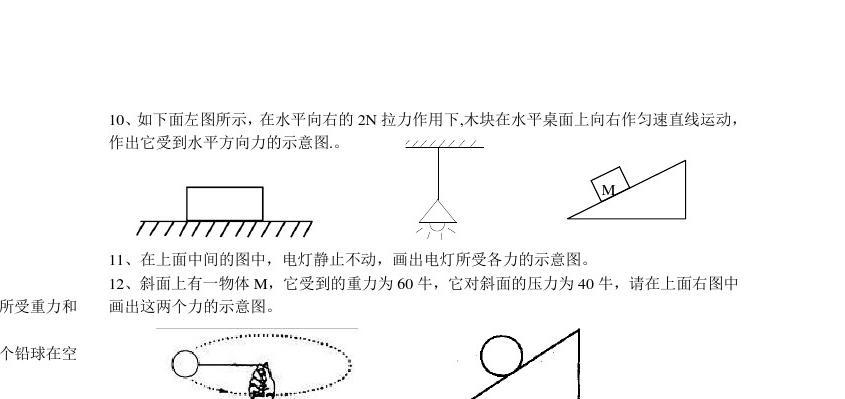初二物理弹力的示意图画法_初二物理弹力_初二物理弹力图怎么画