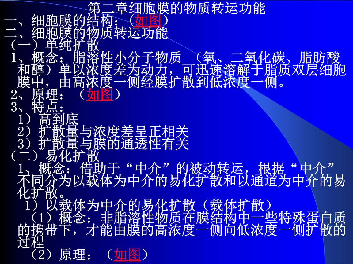 细胞膜通道蛋白及其功能_细胞膜通道_细胞膜的通道