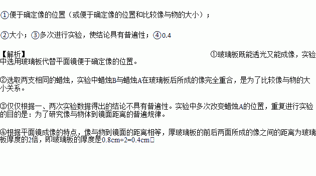 平面镜成像特点的实验报告_成像平面镜实验特点是_平面镜成像的特点实验