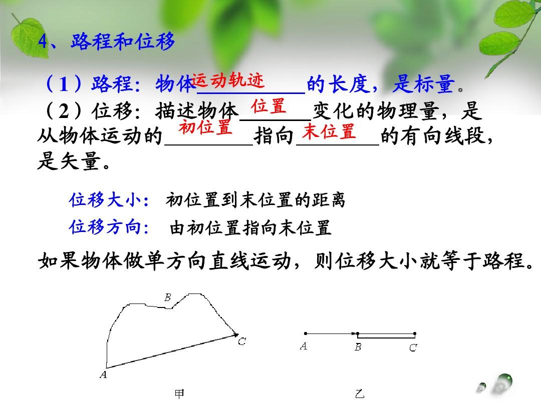 高一物理速度位移公式_物理高一位移与速度_高中物理位移速度公式