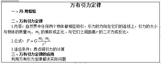 高中物理单一物体有哪些