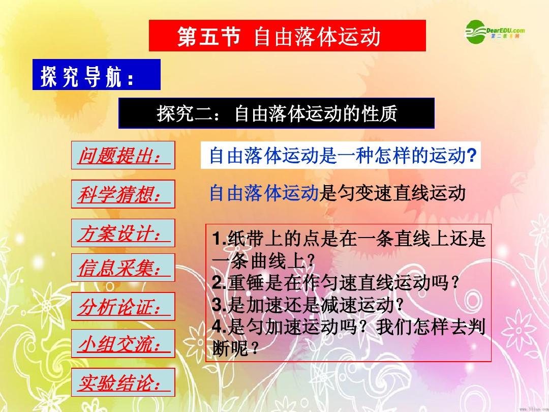 打点计时器的工作原理
