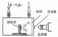 卢瑟福的a粒子散射实验