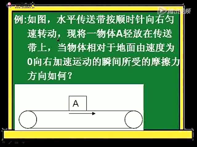 传送带问题归类分析