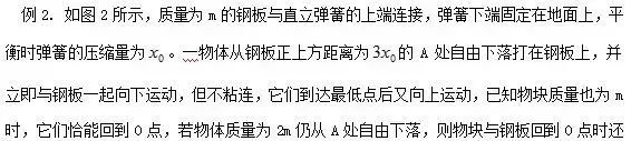 高中物理弹簧内容