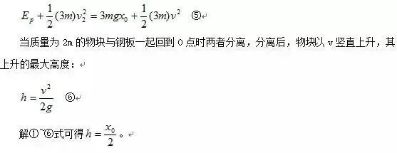 高中物理弹簧内容