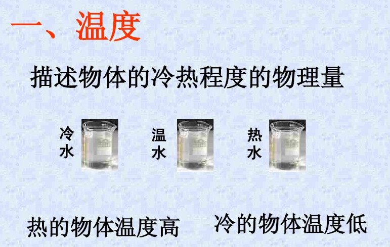 温度与内能