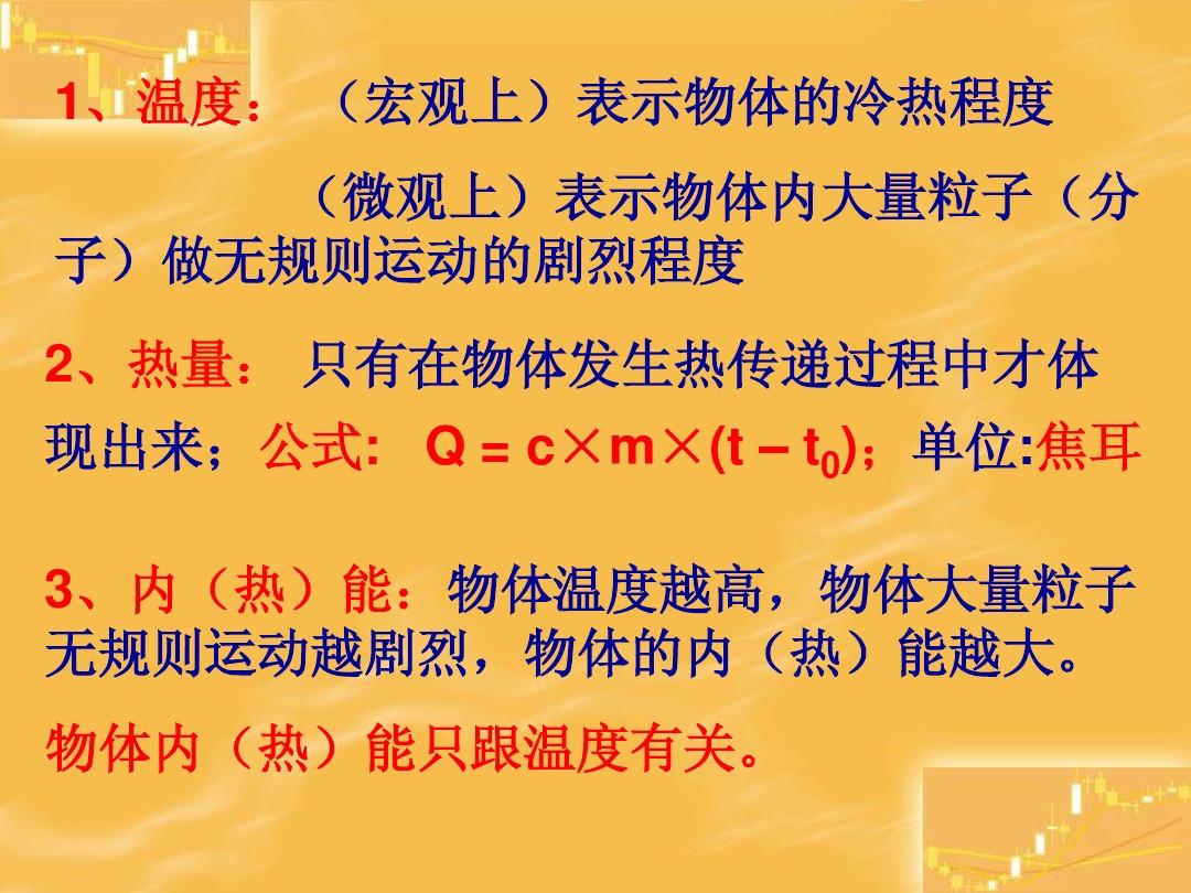 初中物理分子动理论的