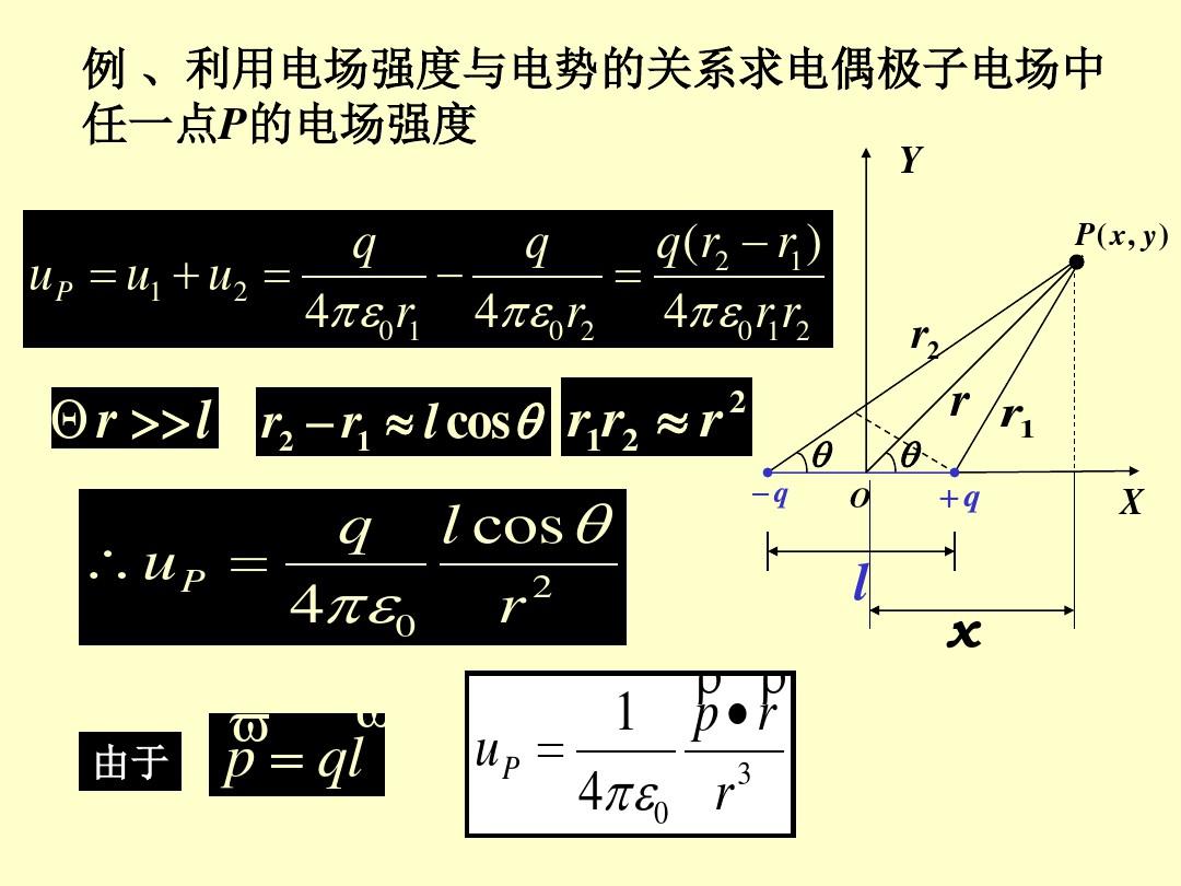 电势差与电场强度的关系