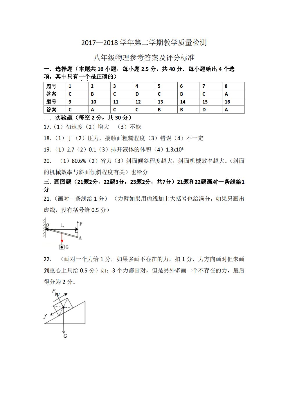 学而思初中物理讲义
