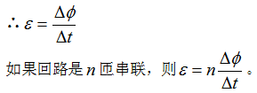 高中物理知识点：电磁感应