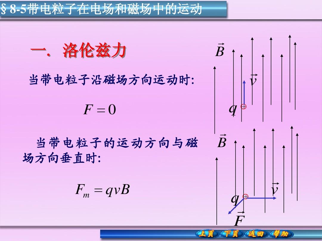 带电粒子在磁场中的运动