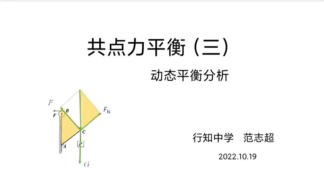 高中物理动态分析